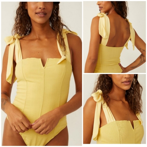 Free People Lola Bodysuit/Size S - Picture 1 of 8
